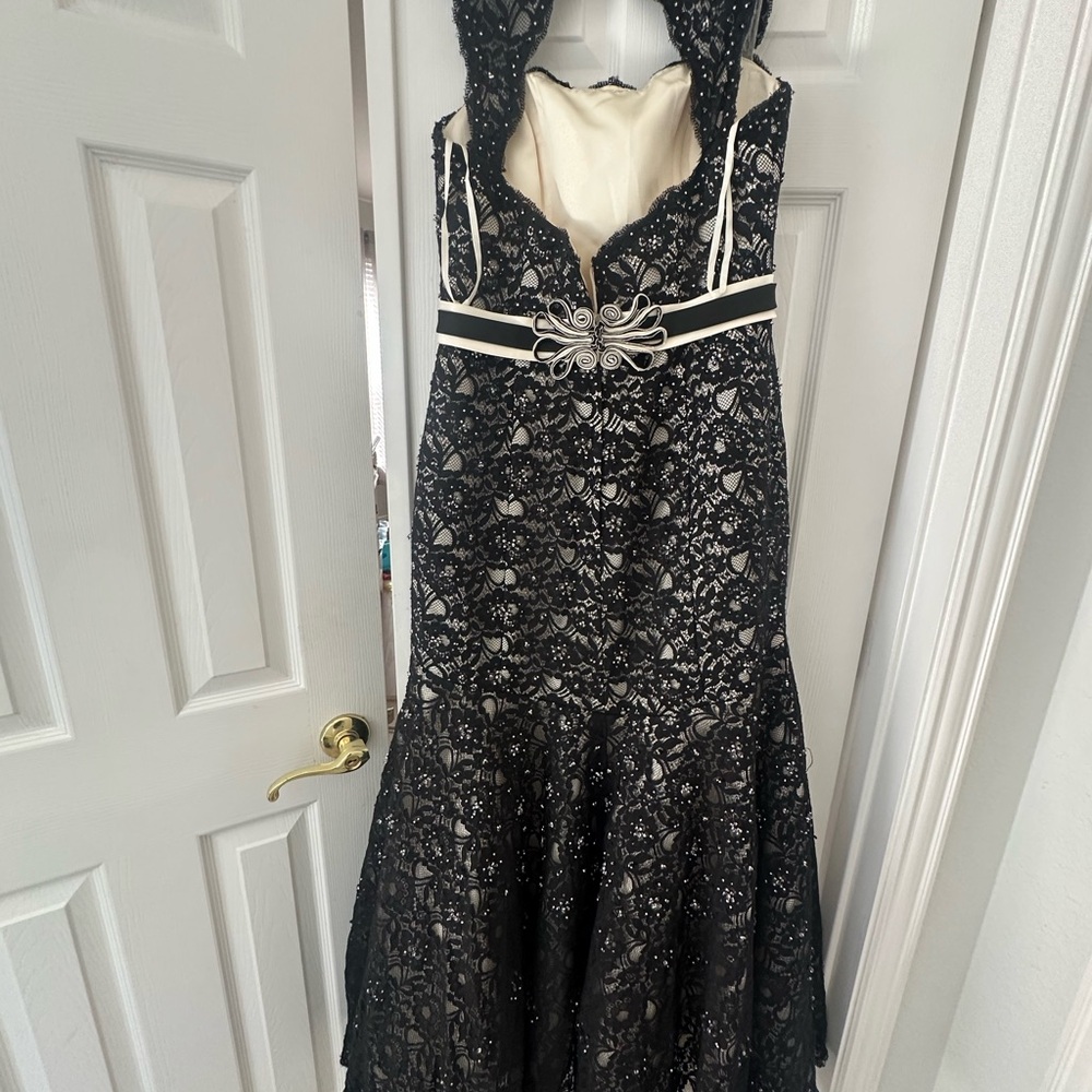 Christian Michele Black Gown size 12 - Picture 5 of 9
